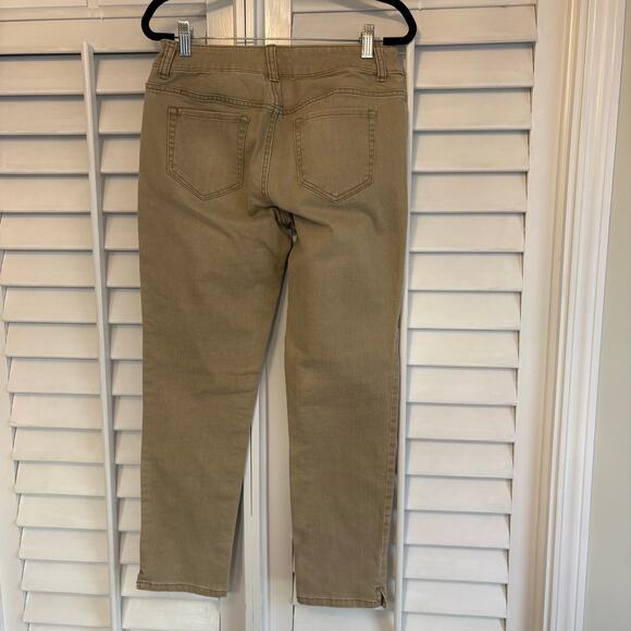 Chico’s Khaki Platinum Denim Jeans Size 0 (Size XS/4) - Picture 2 of 9